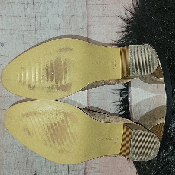 French Connection Tan Suede Booties - Picture 6 of 11